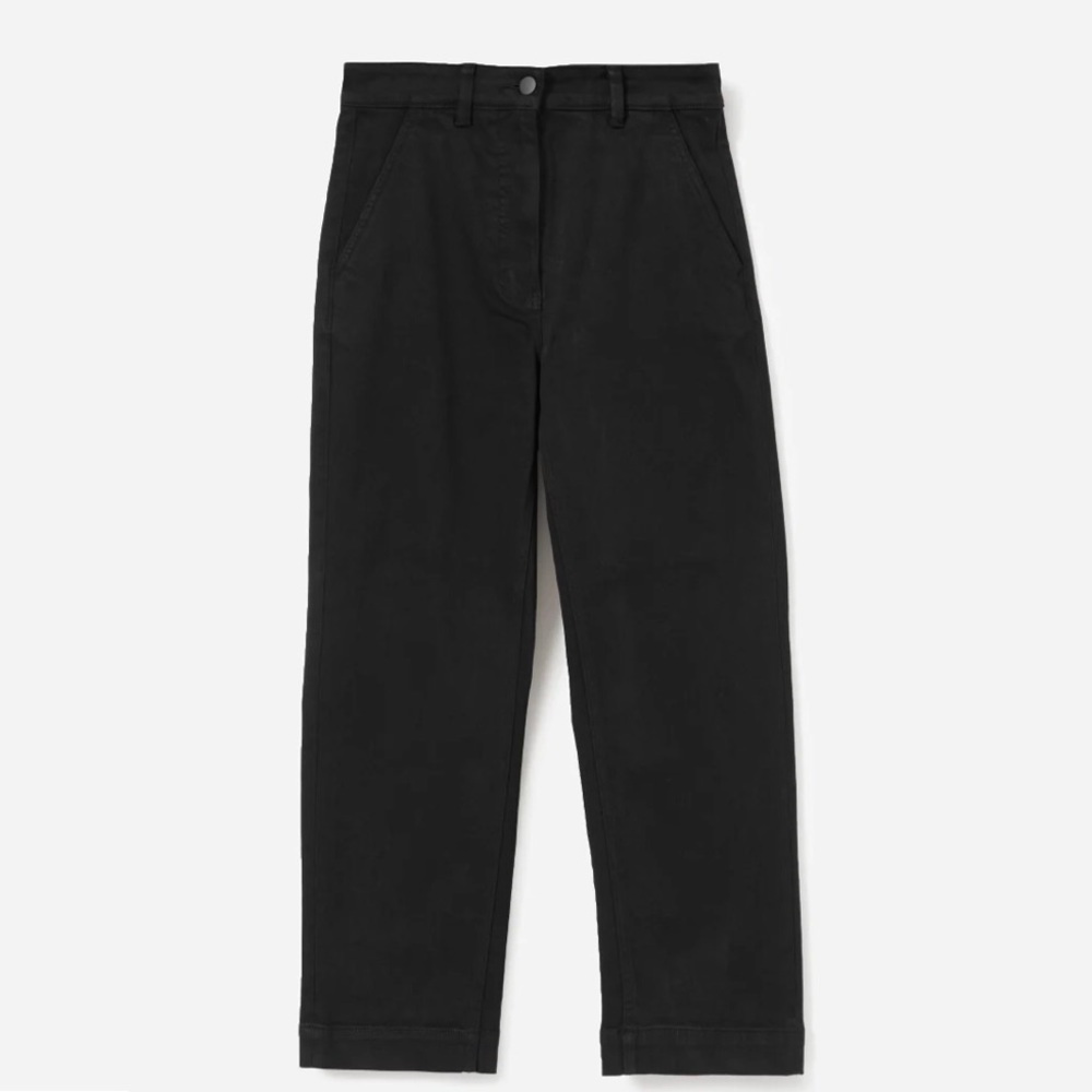 Everlane The Straight-Leg Crop Regular Black